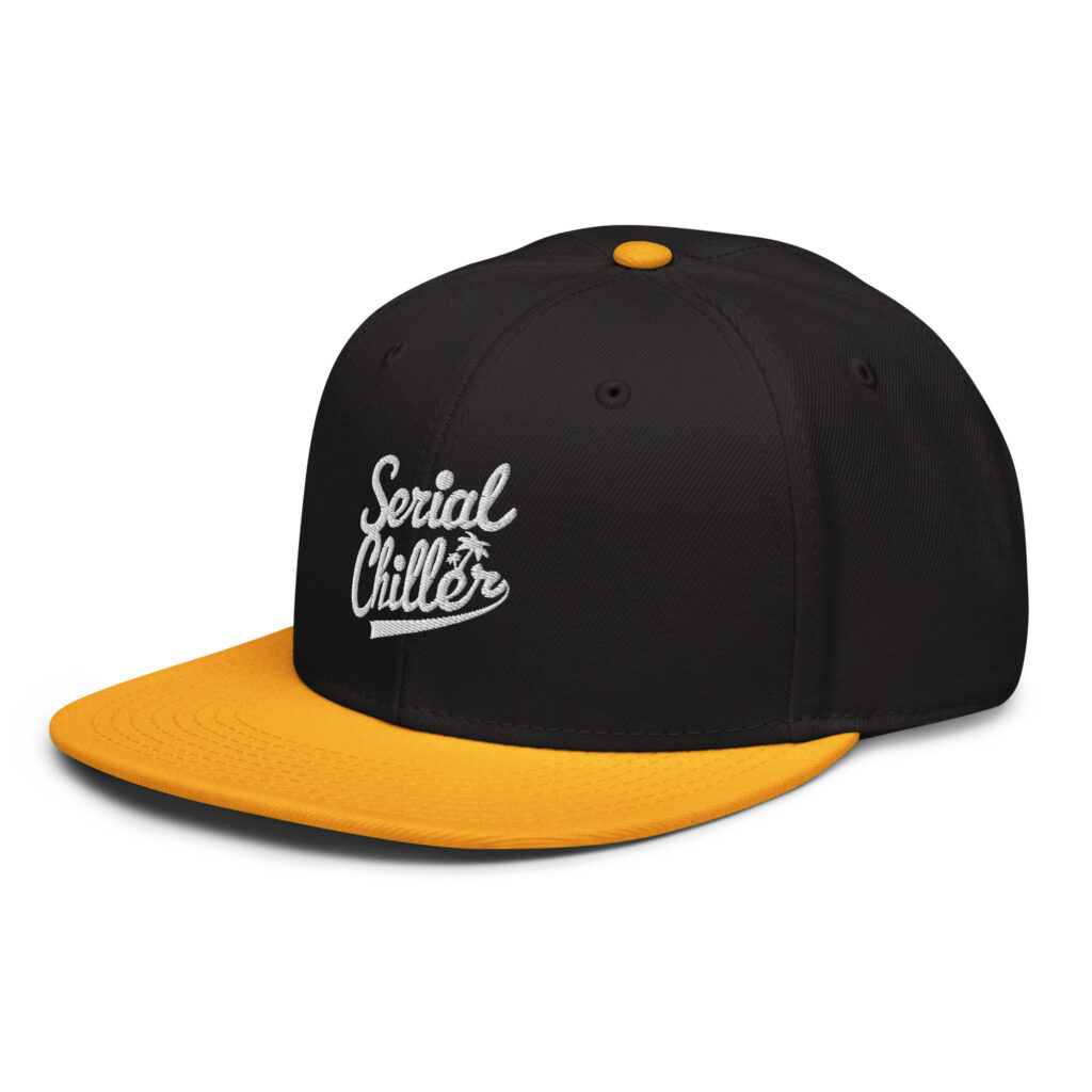 Serial Chiller snapback otto Cap musta / keltainen etuvasen