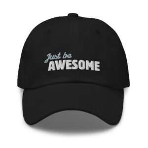 Just be awesome peruslippis musta etu yupoong