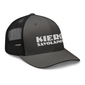 Kiero savolainen retro trucker yupoong hiili / musta / oikea etu