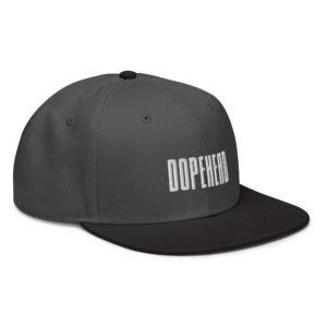 Dopehead snapback Otto Cap hiilenharmaa oikea etu