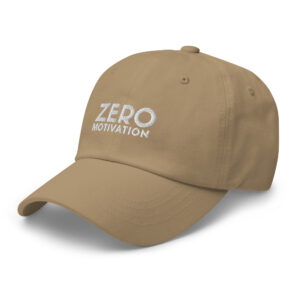 Zero motivation peruslippis Yupoong vaaleanruskea (khaki) etuvasen